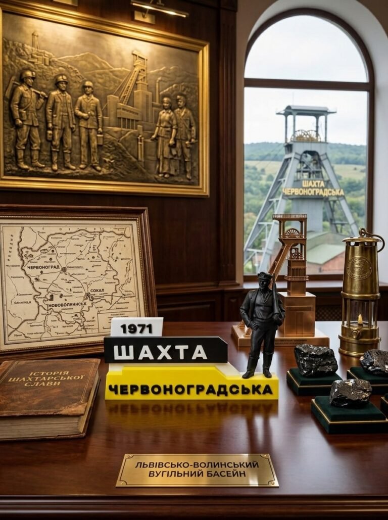 стела шахти Червоноградська