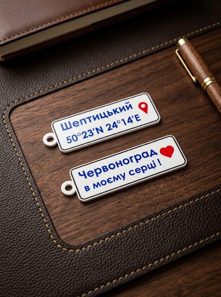 сувенірні брелоки, що об’єднують Історію та сучасність нашого міста