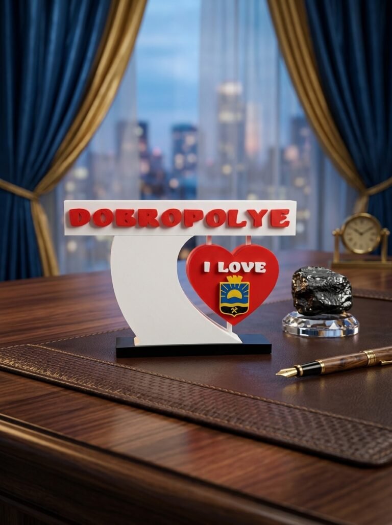 Сувенірна стела «Я ❤️ Добропілля»